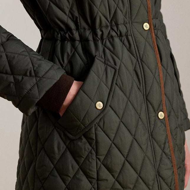 Lauren Ralph Lauren Women's Hooded Anorak Quilted Coat