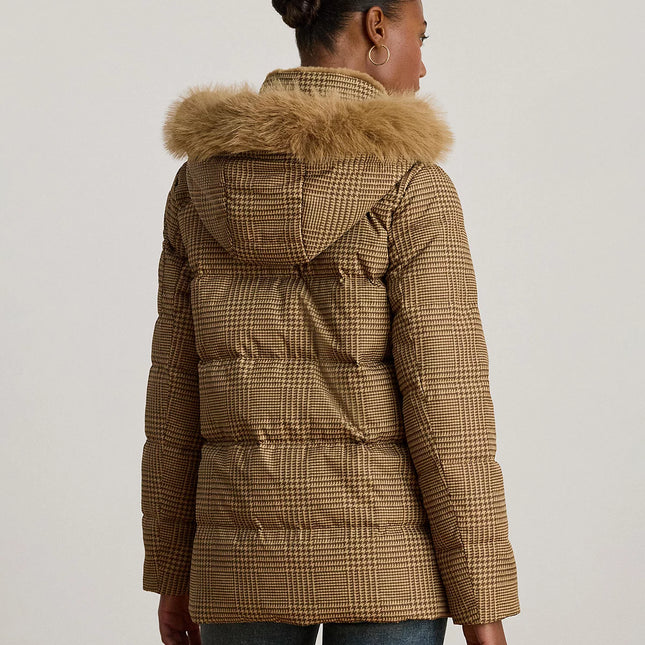 Lauren Ralph Lauren Women's Faux-Fur Hooded Puffer Coat