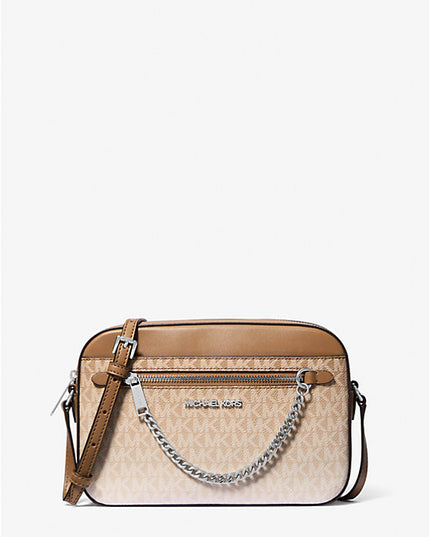 Michael Kors Jet Set Large Ombré Signature Logo Crossbody Body