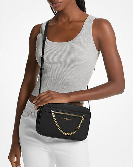 Michael Kors Jet Set Large Saffiano Leather Crossbody Bag