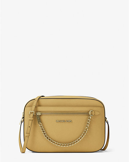 Michael Kors Jet Set Large Saffiano Leather Crossbody Bag