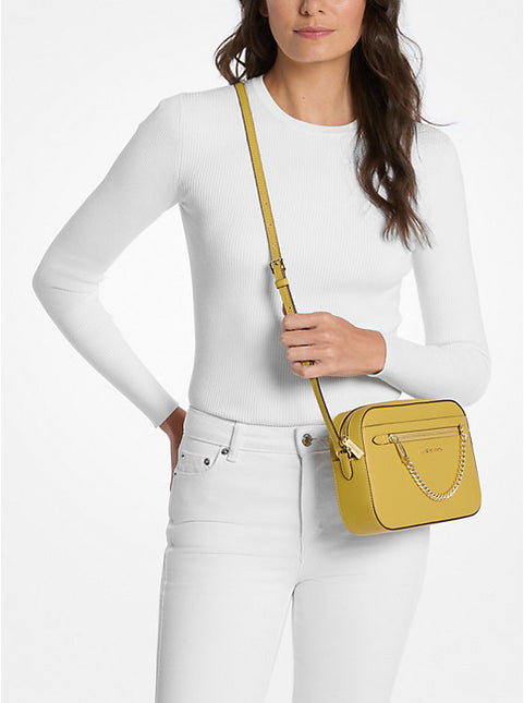 Michael Kors Jet Set Large Saffiano Leather Crossbody Bag