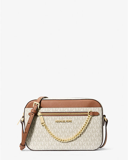 Michael Kors Jet Set Large Logo Crossbody Bag