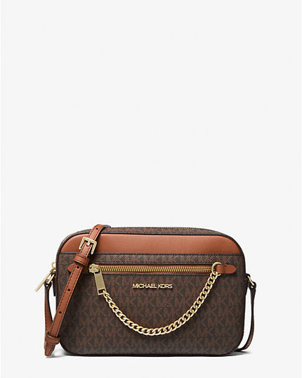 Michael Kors Jet Set Large Logo Crossbody Bag