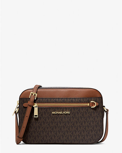 Michael Kors Jet Set Large Logo Crossbody Bag