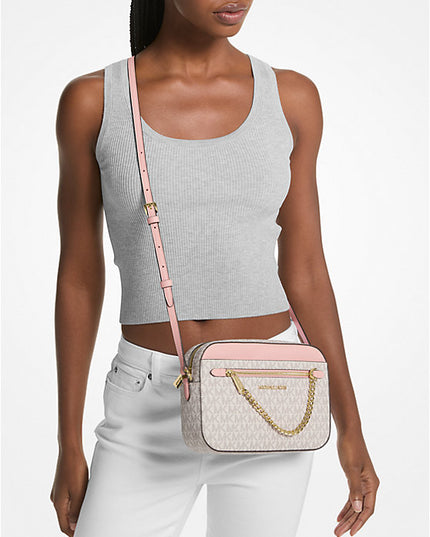 Michael Kors Jet Set Large Logo Crossbody Bag