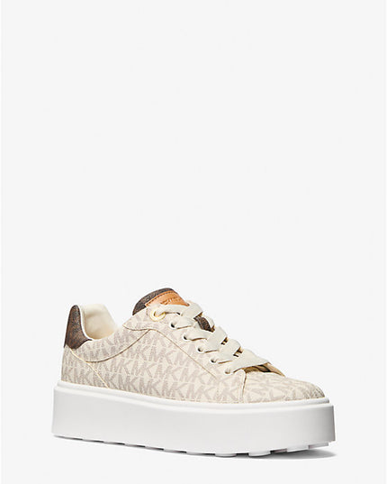 Michael Kors Romey Two-Tone Logo Platform Sneaker