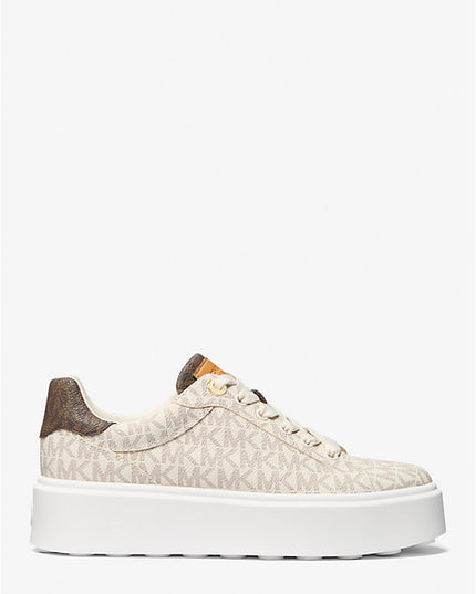 Michael Kors Romey Two-Tone Logo Platform Sneaker