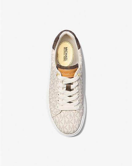 Michael Kors Romey Two-Tone Logo Platform Sneaker
