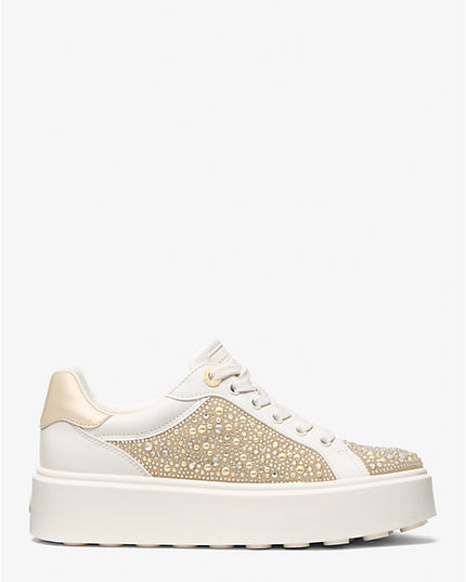 Michael Kors Romey Embellished Platform Sneaker