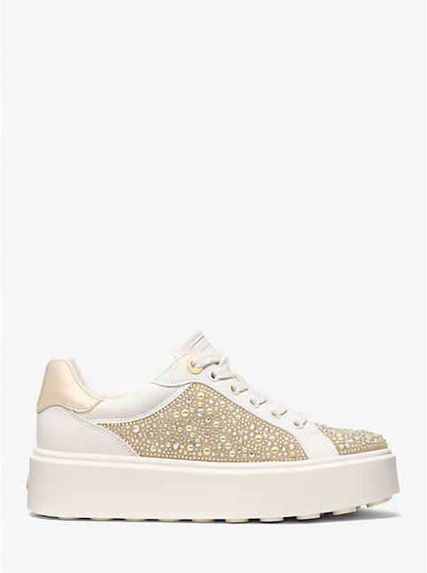 Michael Kors Romey Embellished Platform Sneaker