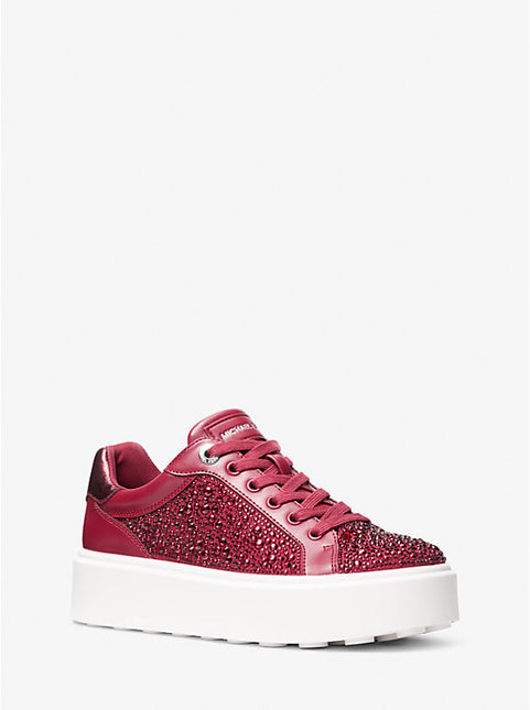 Michael Kors Romey Embellished Platform Sneaker