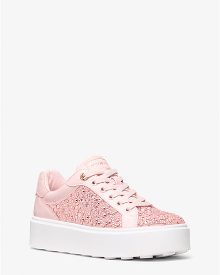 Michael Kors Romey Embellished Platform Sneaker