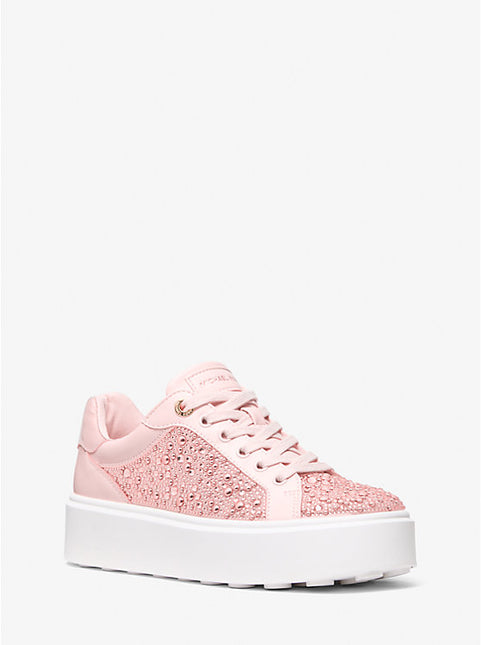 Michael Kors Romey Embellished Platform Sneaker
