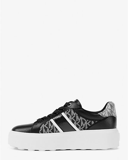 Michael Kors Romey Signature Logo Stripe Platform Sneaker