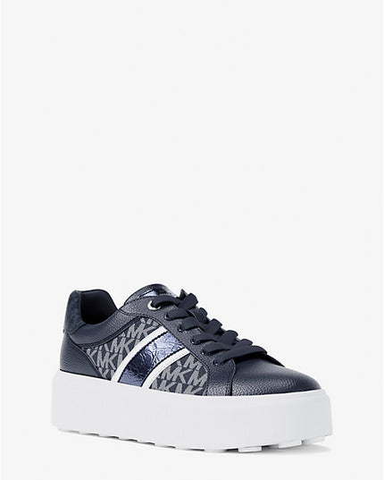 Michael Kors Romey Signature Logo Stripe Platform Sneaker
