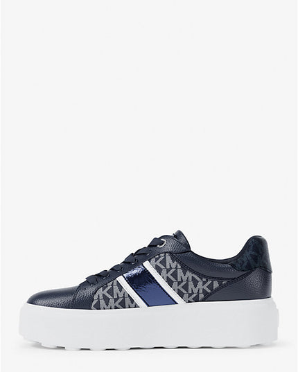 Michael Kors Romey Signature Logo Stripe Platform Sneaker
