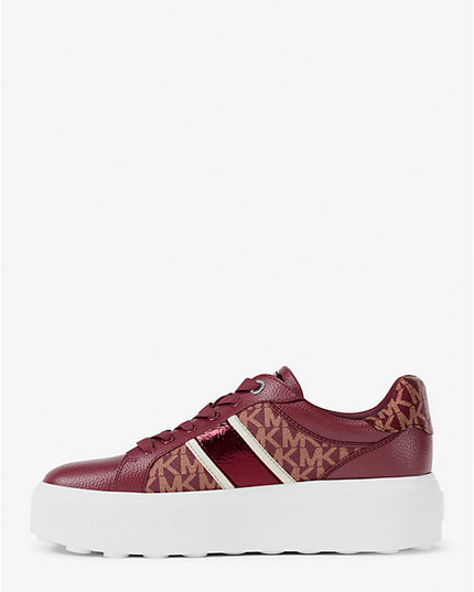 Michael Kors Romey Signature Logo Stripe Platform Sneaker
