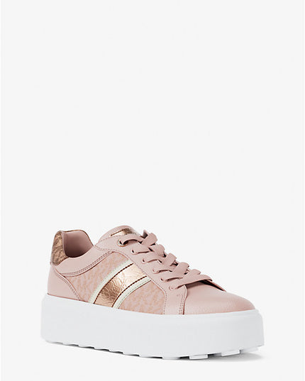 Michael Kors Romey Signature Logo Stripe Platform Sneaker