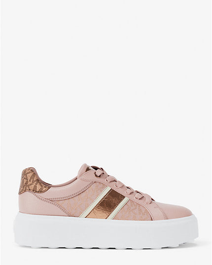 Michael Kors Romey Signature Logo Stripe Platform Sneaker
