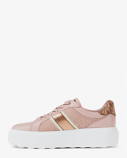 Michael Kors Romey Signature Logo Stripe Platform Sneaker