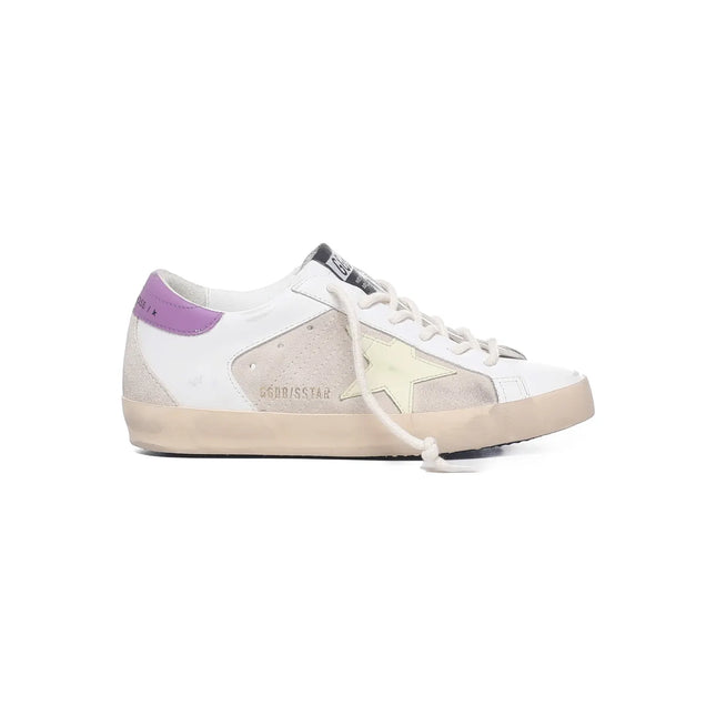 Golden Goose Super-Star distressed leather/suede sneakers
