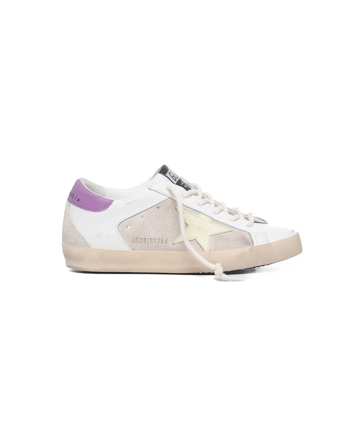 Golden Goose Super-Star distressed leather/suede sneakers