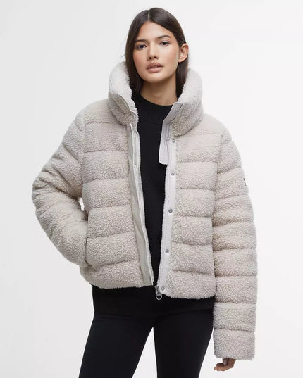 Barbour International Fleece Quilted Jacket