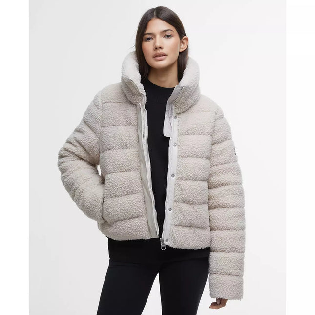 Barbour International Fleece Quilted Jacket