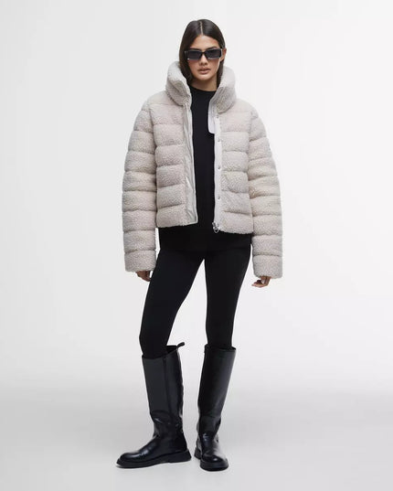 Barbour International Fleece Quilted Jacket