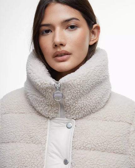 Barbour International Fleece Quilted Jacket