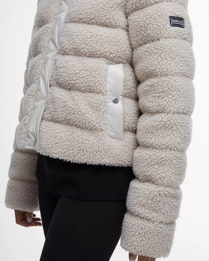 Barbour International Fleece Quilted Jacket