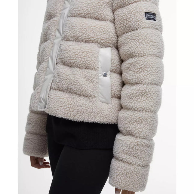 Barbour International Fleece Quilted Jacket