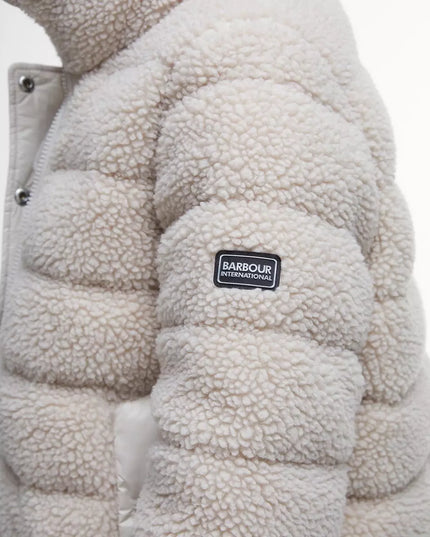 Barbour International Fleece Quilted Jacket