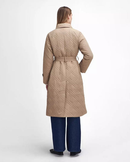 Barbour Mariah Quilted Trench Coat