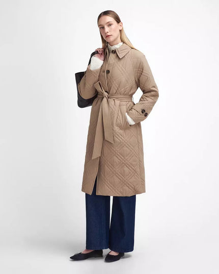 Barbour Mariah Quilted Trench Coat