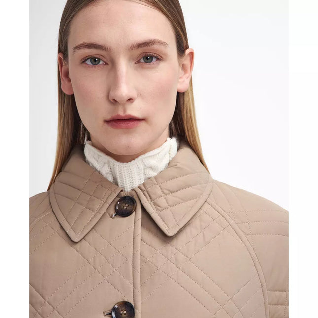 Barbour Mariah Quilted Trench Coat