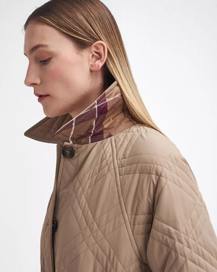 Barbour Mariah Quilted Trench Coat