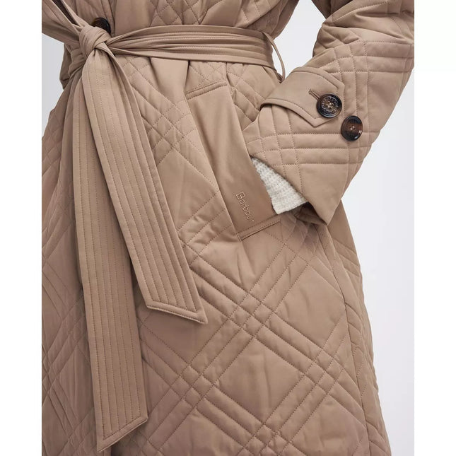 Barbour Mariah Quilted Trench Coat