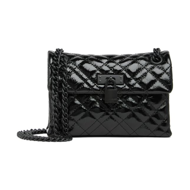 Kurt Geiger London Mini Brixton Drench Patent Leather Shoulder Bag