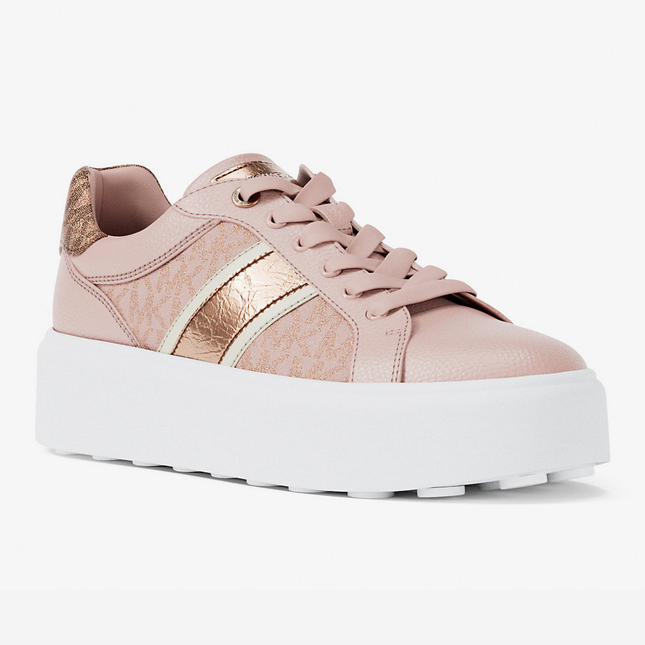 Michael Kors Romey Signature Logo Stripe Platform Sneaker