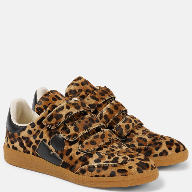 Isabel Marant Beth leopard-print sneakers