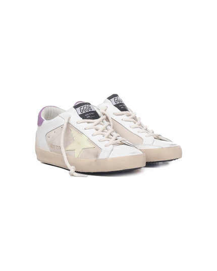 Golden Goose Super-Star distressed leather/suede sneakers