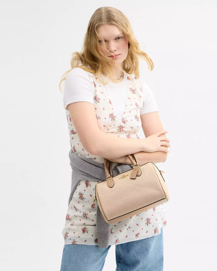 Rowan Satchel Bag In Colorblock