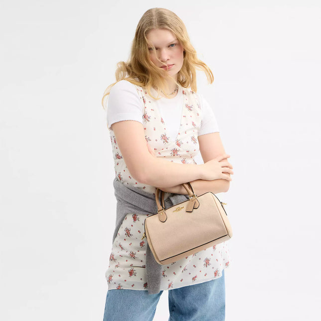 Rowan Satchel Bag In Colorblock