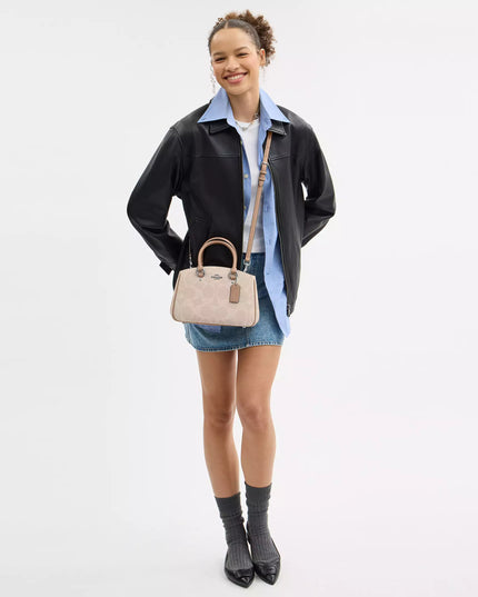 Savannah Small Carryall Bag In Signature Canvas