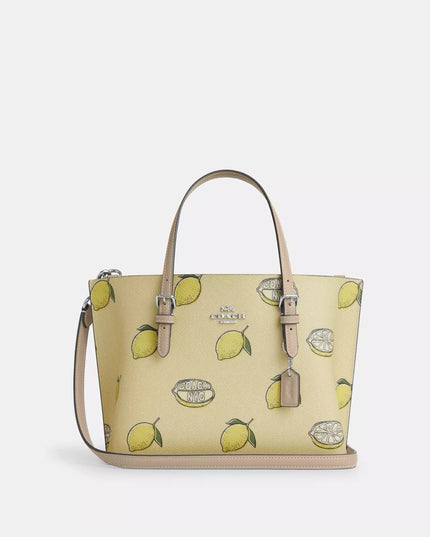 Mollie Tote Bag 25 With Lemon Print