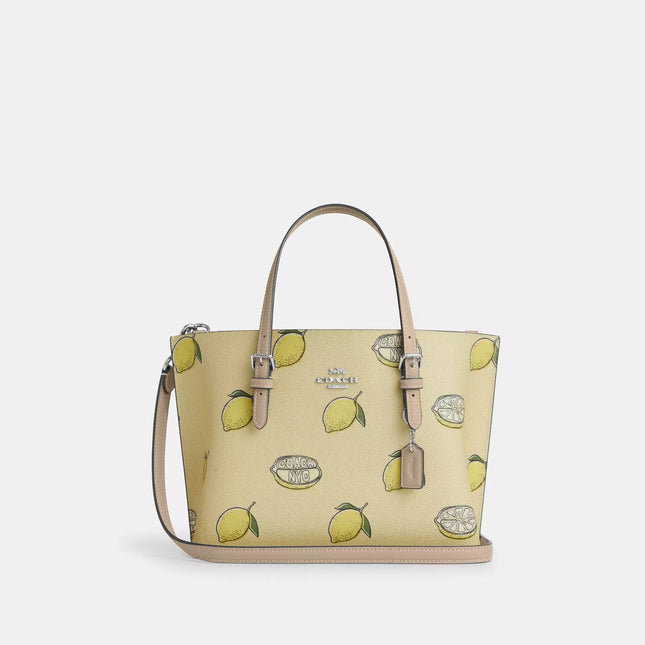 Mollie Tote Bag 25 With Lemon Print
