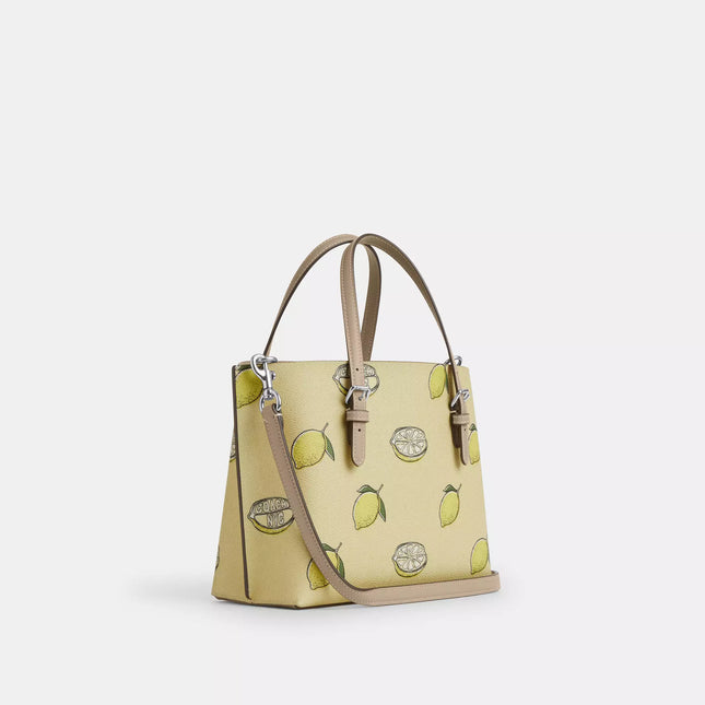 Mollie Tote Bag 25 With Lemon Print