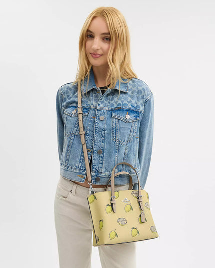 Mollie Tote Bag 25 With Lemon Print